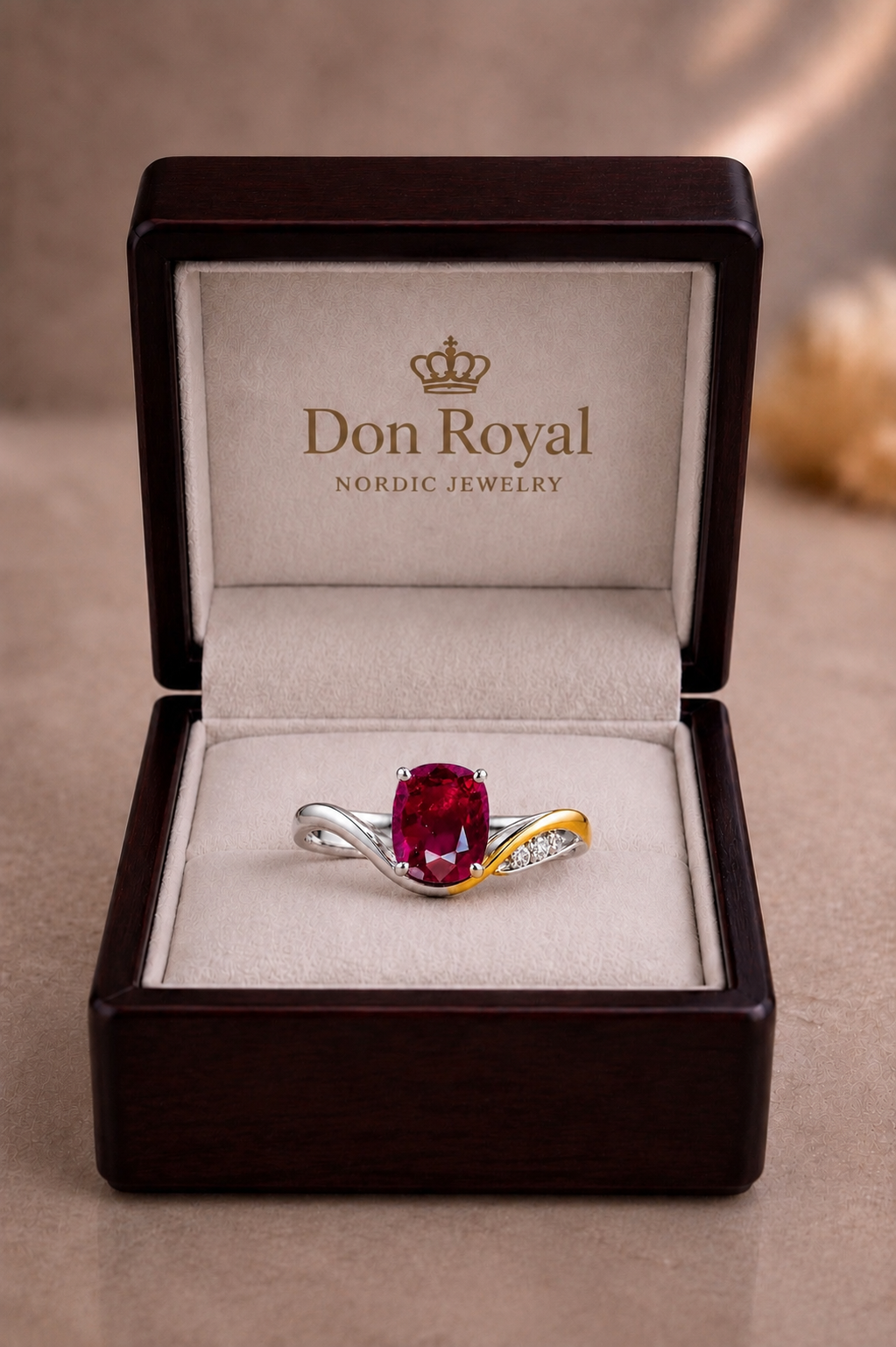 Vivien Ruby & Diamond Ring