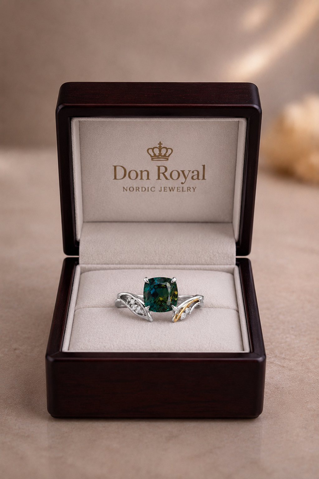 Aurelia Parti Sapphire & Diamond Ring