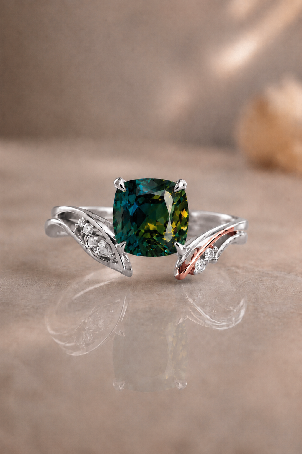 Aurelia Parti Sapphire & Diamond Ring