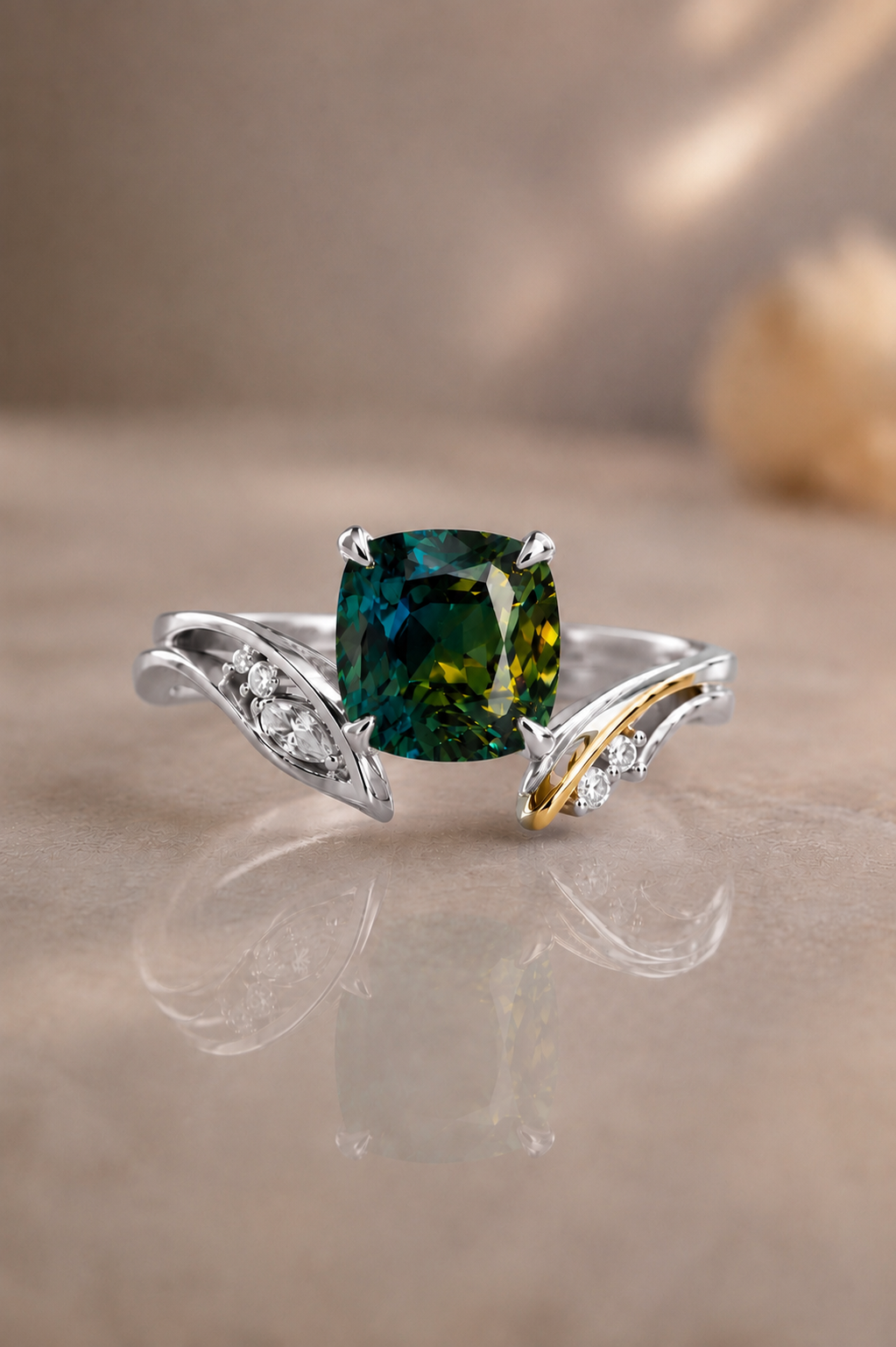 Aurelia Parti Sapphire & Diamond Ring