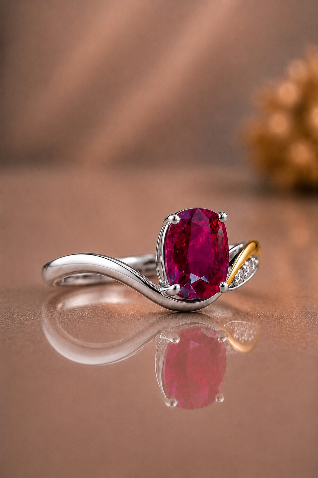 Vivien Ruby & Diamond Ring