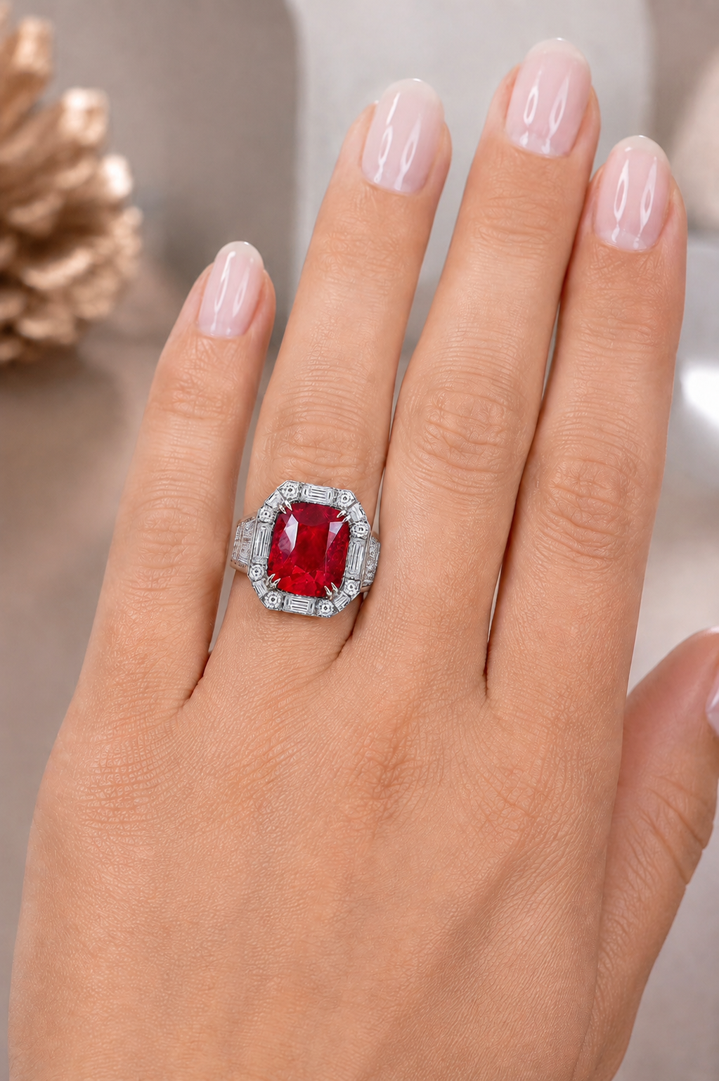 Eleanor Ruby & Diamond Ring