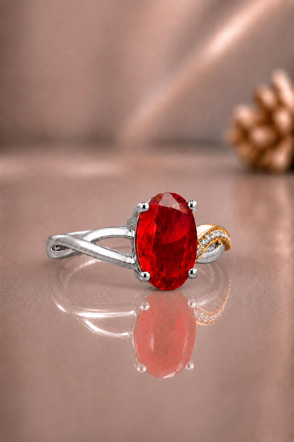 Madeleine Ruby & Diamond Ring