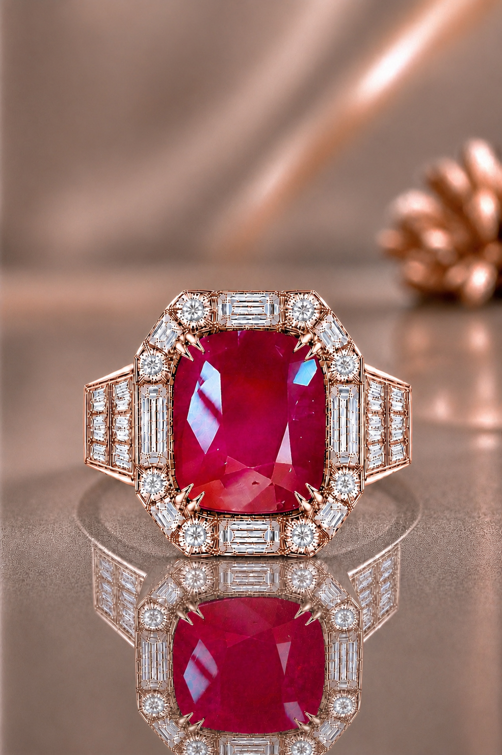 Eleanor Ruby & Diamond Ring
