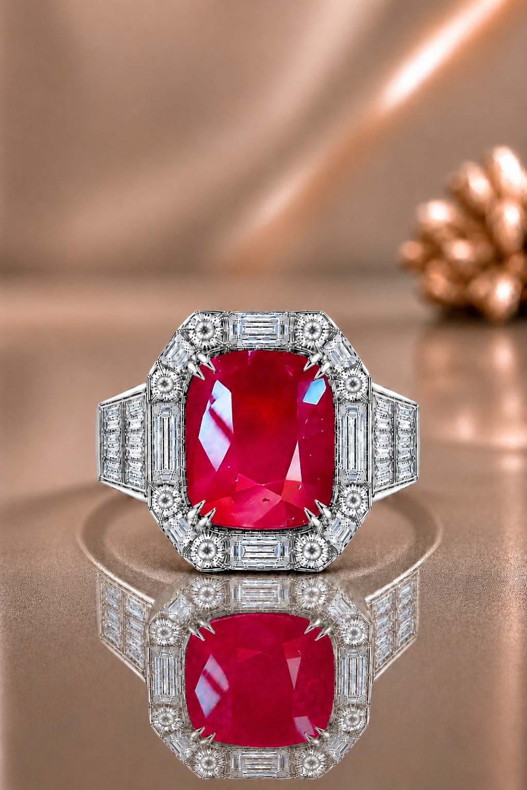 Eleanor Ruby & Diamond Ring