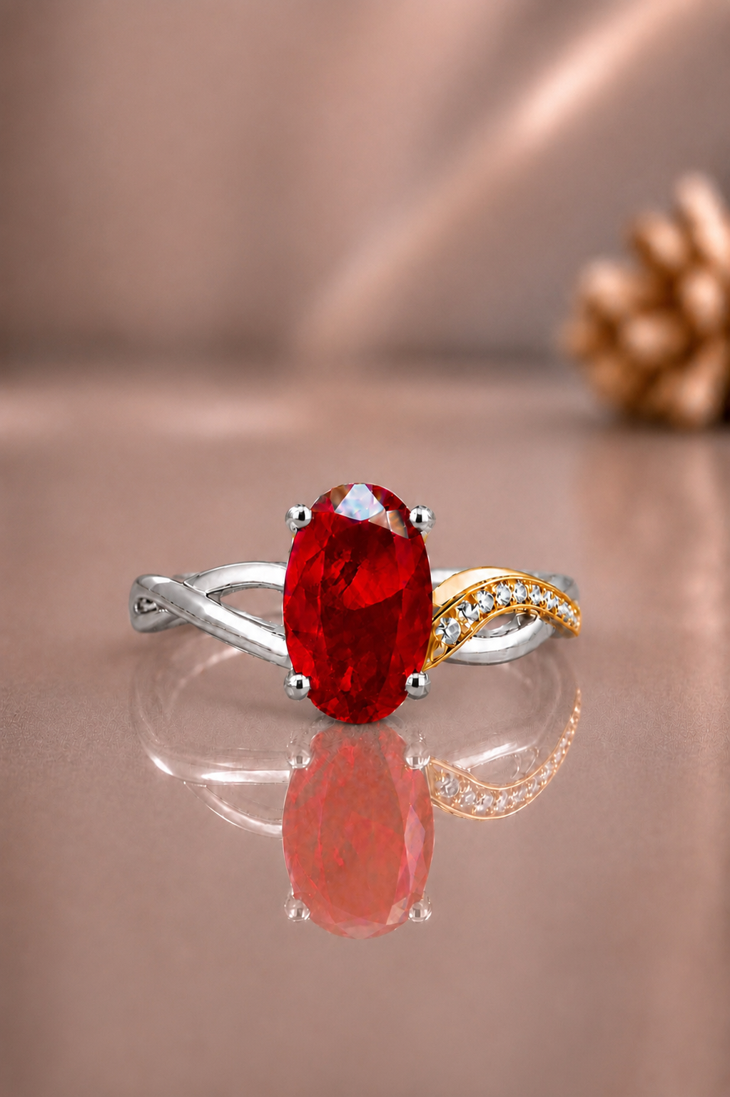 Madeleine Ruby & Diamond Ring