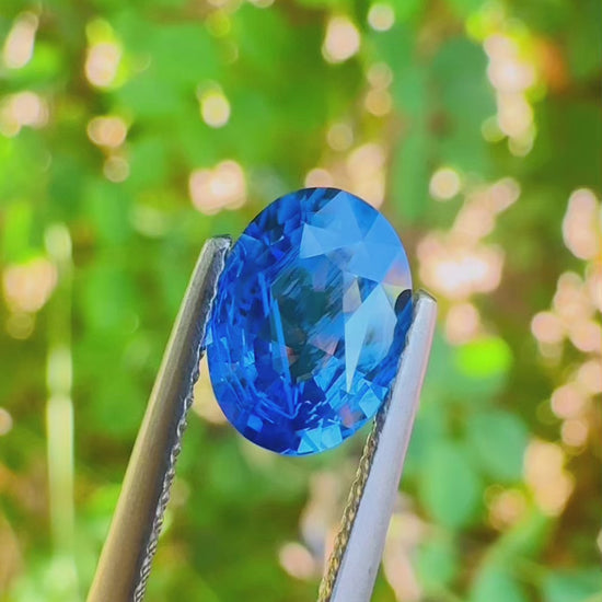 1.60 ct blue sapphire gia certified