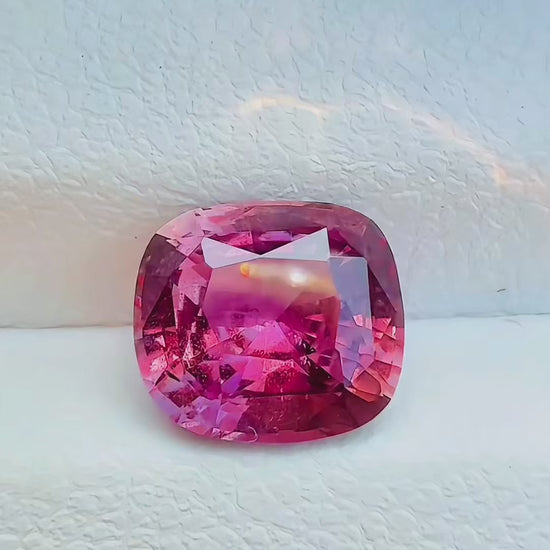 2.11 ct purplish pink sapphire gia certified