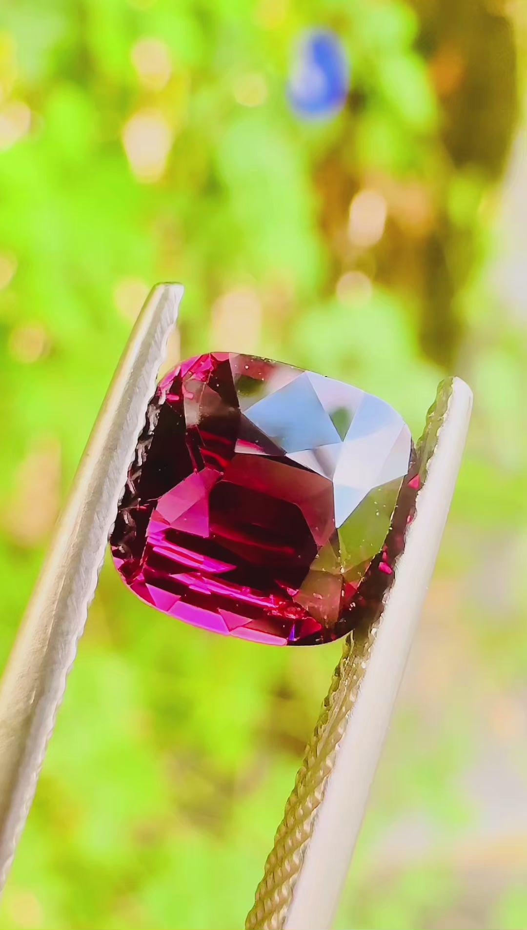 1.70 ct purple spinel certified
