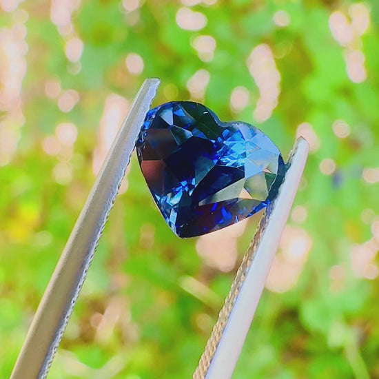 2.18 ct blue sapphire gia certified
