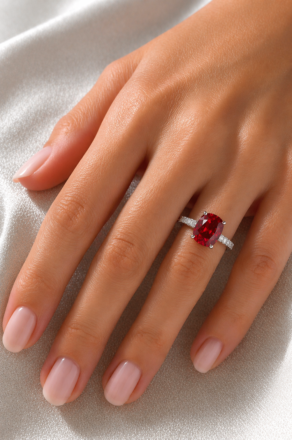 ruby diamond gold ring model